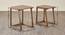 Dresden Solid Wood Nested Table - Set Of 2 (Natural Finish) by Urban Ladder - - 