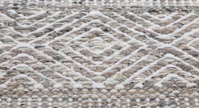 Jeremy 6 x 9 feet Wool Carpet (Grey, 6 x 9 Feet Carpet Size) by Urban Ladder - - 