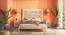 Anokhi Solid Wood Bed - Finish - Rustic white (King Bed Size, Rustic White Finish) by Urban Ladder - - 