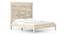 Anokhi Solid Wood Bed - Finish - Rustic white (King Bed Size, Rustic White Finish) by Urban Ladder - - 