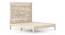 Anokhi Solid Wood Bed - Finish - Rustic white (King Bed Size, Rustic White Finish) by Urban Ladder - - 