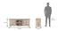 Anokhi T.V Cabinet -Finish -Rustic white (Rustic White Finish) by Urban Ladder - - 