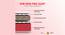 Coirfit Bone Zone Single Size Mattress (Single Mattress Type, 6 in Mattress Thickness (in Inches), Maroon, 72 x 35 in Mattress Size) by Urban Ladder - - 