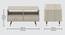 Breeze Coffee Table (Light Oak Finish) by Urban Ladder - Design 1 Dimension - 880619