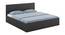 Carnival King Bed With Box Storage In Wenge Finish (Wenge Finish, Queen Bed Size, Box Storage Type) by Urban Ladder - Front View Design 1 - 880632