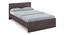 Asher Double Size Bed In Choco Walnut Finish (Double Bed Size, Choco Walnut Finish) by Urban Ladder - Front View Design 1 - 880635