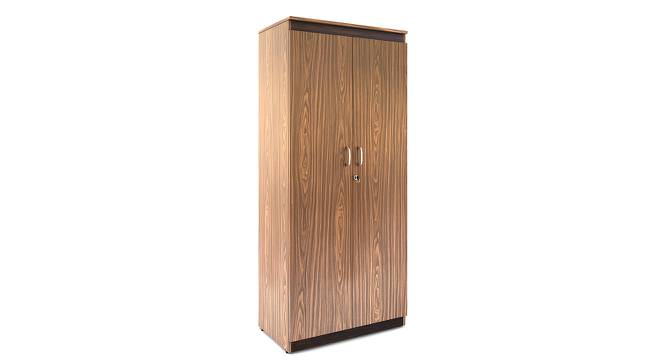 Coral 2 Door Wardrobe In Mexican Walnut Color (Choco Walnut Finish) by Urban Ladder - Design 1 Cross View - 880644