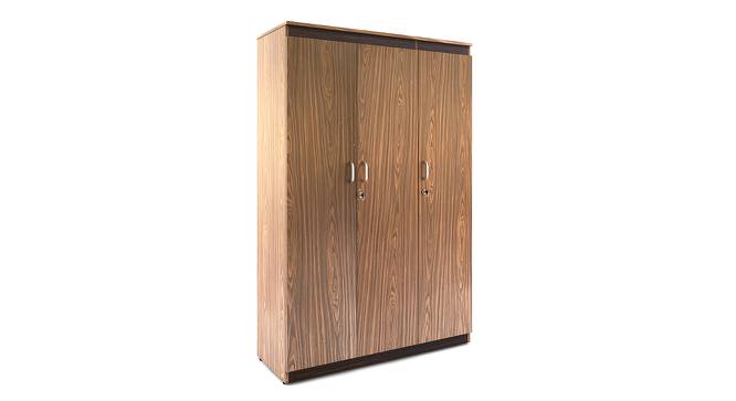 Coral 2 Door Wardrobe In Mexican Walnut Color (Choco Walnut Finish) by Urban Ladder - Design 1 Cross View - 880645