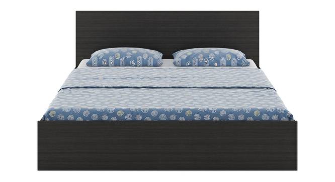 Carnival King Bed With Box Storage In Wenge Finish (Wenge Finish, King Bed Size, Box Storage Type) by Urban Ladder - Design 1 Side View - 880653