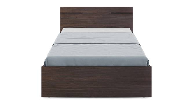 Asher Double Size Bed In Choco Walnut Finish (Double Bed Size, Choco Walnut Finish) by Urban Ladder - Design 1 Side View - 880656