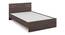 Asher Double Size Bed In Choco Walnut Finish (Double Bed Size, Choco Walnut Finish) by Urban Ladder - Ground View Design 1 - 880678