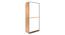 Coral 2 Door Wardrobe In Mexican Walnut Color (Choco Walnut Finish) by Urban Ladder - Design 1 Side View - 880710