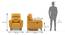 Maurice Leather Recliner (Yellow, One Seater) by Urban Ladder - - 880793