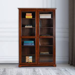 Bookshelf Design Lewis Solid Wood Bookshelf in Matte Finish