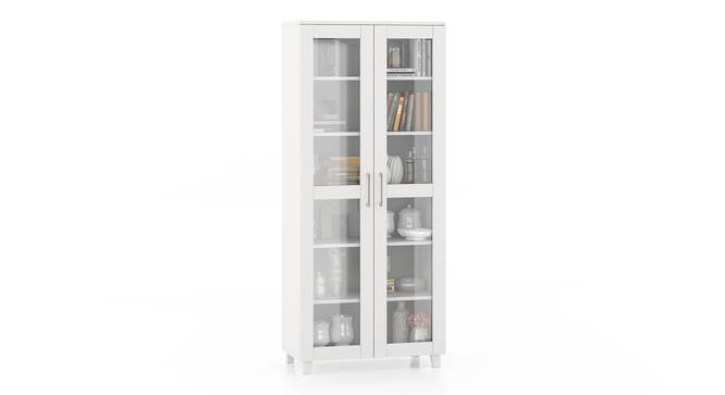 Paige Tall Stoarge cabinet - Frosty White (Frosty White Finish) by Urban Ladder - - 