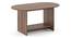 Drew Engineered Wood Oval Shape Coffee Table (Classic Walnut Finish) by Urban Ladder - - 