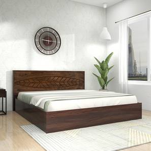 direct factory to home private limited (df2h) Themis Engineered Wood Queen Size Box Storage Upholstered Bed in Walnut ...-picture-17
