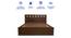 Erinnyes Solidwood Headbord With Box Storage - Queen Engineered Wood Bed (Walnut Finish, Brown, Queen Bed Size, Box Storage Type) by Urban Ladder - - 