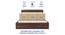 Erinnyes Solidwood Headbord With Box Storage - Queen Engineered Wood Bed (Walnut Finish, Brown, Queen Bed Size, Box Storage Type) by Urban Ladder - - 
