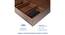Hera Solidwood Headbord With Box Storage - Queen Engineered Wood Bed (Walnut Finish, Brown, Queen Bed Size, Box Storage Type) by Urban Ladder - - 