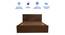 Muses Solidwood Headbord With Box Storage - Queen Engineered Wood Bed (Walnut Finish, Brown, Queen Bed Size, Box Storage Type) by Urban Ladder - - 