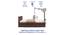 Muses Solidwood Headbord With Box Storage - Queen Engineered Wood Bed (Walnut Finish, Brown, Queen Bed Size, Box Storage Type) by Urban Ladder - - 