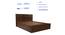 Graces Solidwood Headbord With Box Storage - Queen Engineered Wood Bed (Walnut Finish, Brown, Queen Bed Size, Box Storage Type) by Urban Ladder - - 