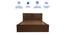 Styx Solidwood Headbord With Box Storage - Queen Engineered Wood Bed (Walnut Finish, Brown, Queen Bed Size, Box Storage Type) by Urban Ladder - - 881043