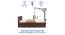 Styx Solidwood Headbord With Box Storage - Queen Engineered Wood Bed (Walnut Finish, Brown, Queen Bed Size, Box Storage Type) by Urban Ladder - - 881045