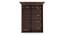 Styx Solidwood Headbord With Box Storage - Queen Engineered Wood Bed (Walnut Finish, Brown, Queen Bed Size, Box Storage Type) by Urban Ladder - - 881047