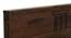 Styx Solidwood Headbord With Box Storage - Queen Engineered Wood Bed (Walnut Finish, Brown, Queen Bed Size, Box Storage Type) by Urban Ladder - - 881048