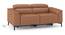 Molto Leather Recliner (Brown, Two Seater) by Urban Ladder - - 