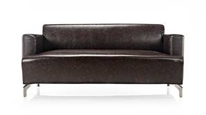 Wade Leatherette Sofa (Brown - Chocolate Brown)