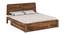 Samriddh Solid Wood Drawer Storage Bed (King Bed Size, Drawer Storage Type, PROVINCIAL TEAK Finish) by Urban Ladder - - 
