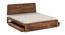 Samriddh Solid Wood Drawer Storage Bed (King Bed Size, Drawer Storage Type, PROVINCIAL TEAK Finish) by Urban Ladder - - 