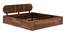 Woodwhiz Solid Wood Bed with Storage in Provincial Teak (King Bed Size, Box Storage Type, PROVINCIAL TEAK Finish) by Urban Ladder - - 
