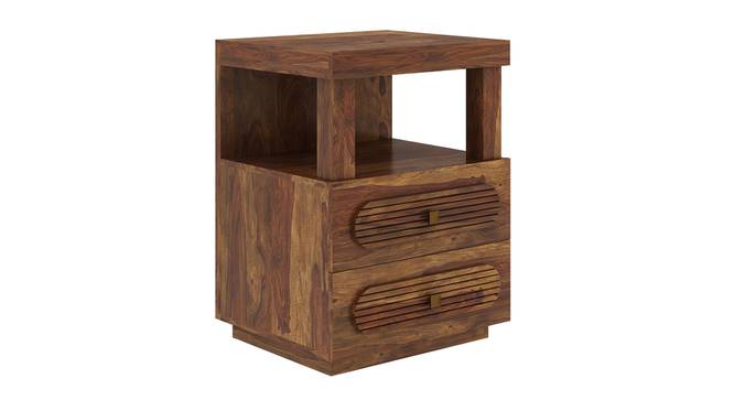 Woodwhiz Solid Wood Bedside Table in Provincial Teak (PROVINCIAL TEAK Finish) by Urban Ladder - - 