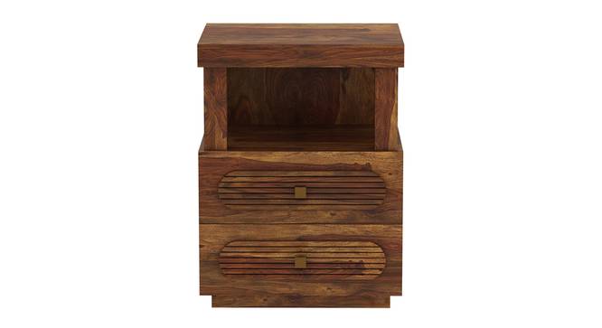 Woodwhiz Solid Wood Bedside Table in Provincial Teak (PROVINCIAL TEAK Finish) by Urban Ladder - - 