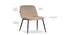 Leticia Lounger Chair Matte Finish (Beige) by Urban Ladder - Front View Design 1 - 881724
