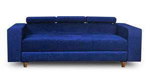 Berliner Fabric Sofa (Dark Blue)