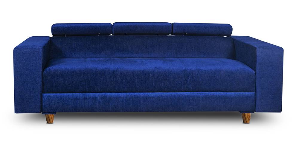 Berliner Fabric Sofa (Dark Blue) by Urban Ladder - - 