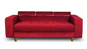 Berliner Fabric Sofa (Maroon)
