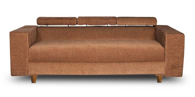Berliner Fabric Sofa (Brown) (Brown, 3-seater Custom Set - Sofas, None Standard Set - Sofas, Fabric Sofa Material, Regular Sofa Size, Regular Sofa Type)