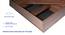 Lavish Center Queen Engineered Wood Bed Design 5 (Walnut Finish, Queen Bed Size, Box Storage Type, Stone Brown) by Urban Ladder - Design 1 - 
