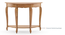 Taahira Solid Wood Console Table (Natural Finish) by Urban Ladder - Front View Design 1 - 