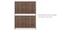 Alex Shoe Cabinet (Classic Walnut Finish, 12 pair Configuration) by Urban Ladder - - 