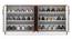 Alex Shoe Cabinet (Classic Walnut Finish, 18 pair Configuration) by Urban Ladder - - 