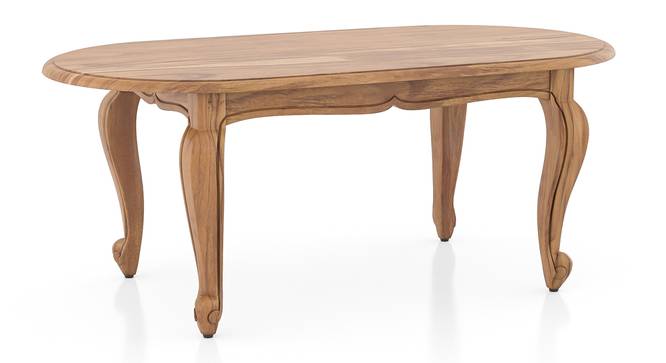 Taahira Solid Wood Coffee Table (Natural Finish) by Urban Ladder - - 