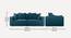 Leon 3 Seater Pull Out Sofa Cum Bed In Dusty Rose Colour (Teal Blue) by Urban Ladder - - 