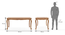 Taahira 6 Seater Dining Set (Natural Finish) by Urban Ladder - Design 1 Dimension - 882247